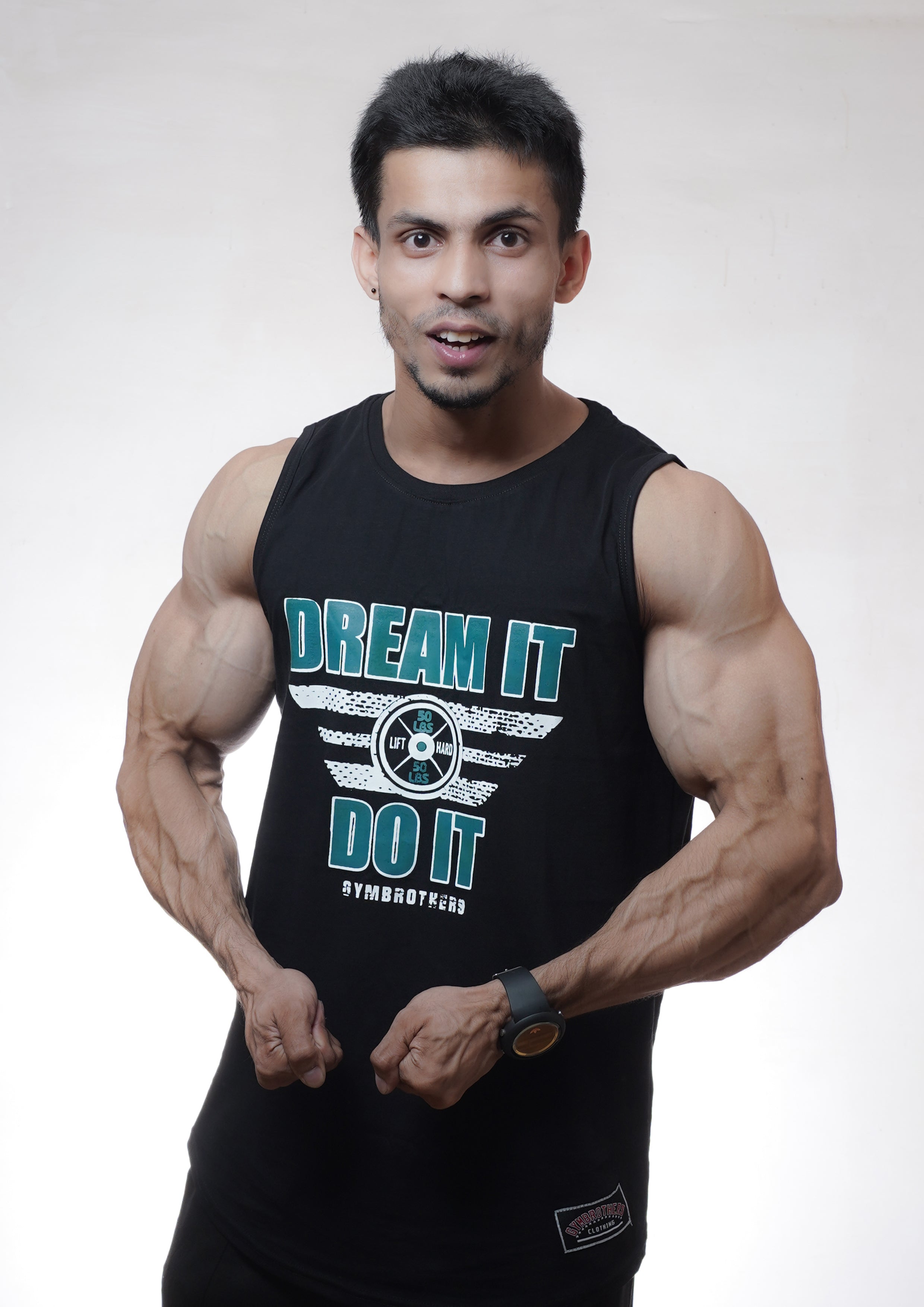 Sleeveless Gym Wear Tank Top. at Rs 499.00