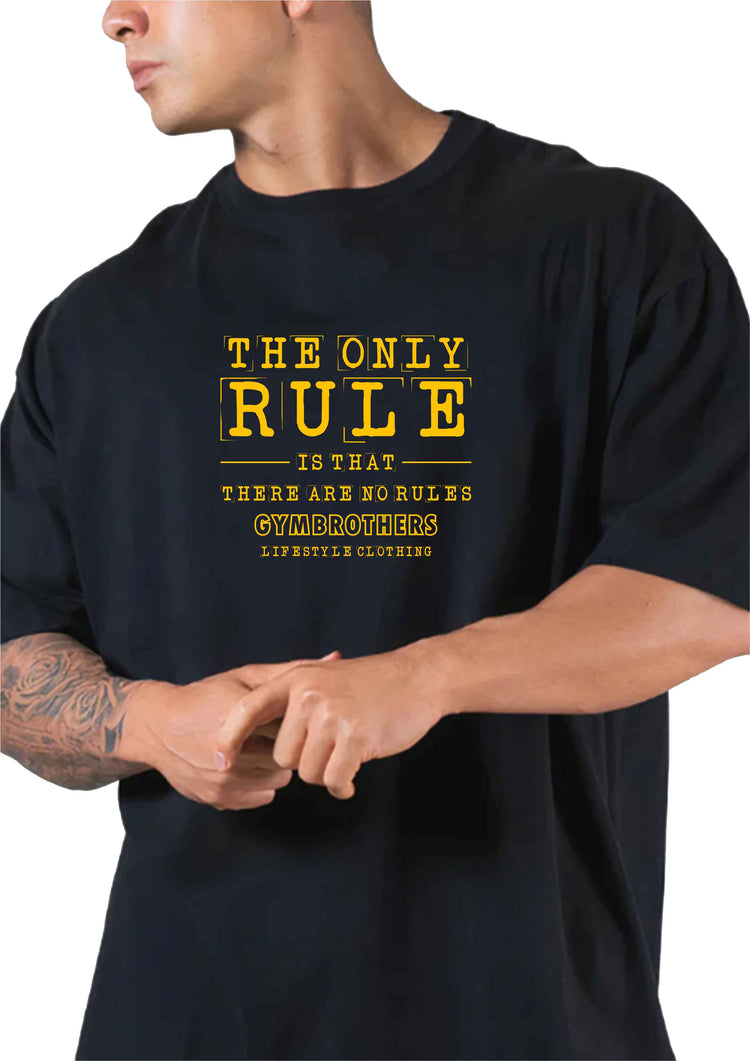 NO RULES NO LIMITS Oversize T-shirt