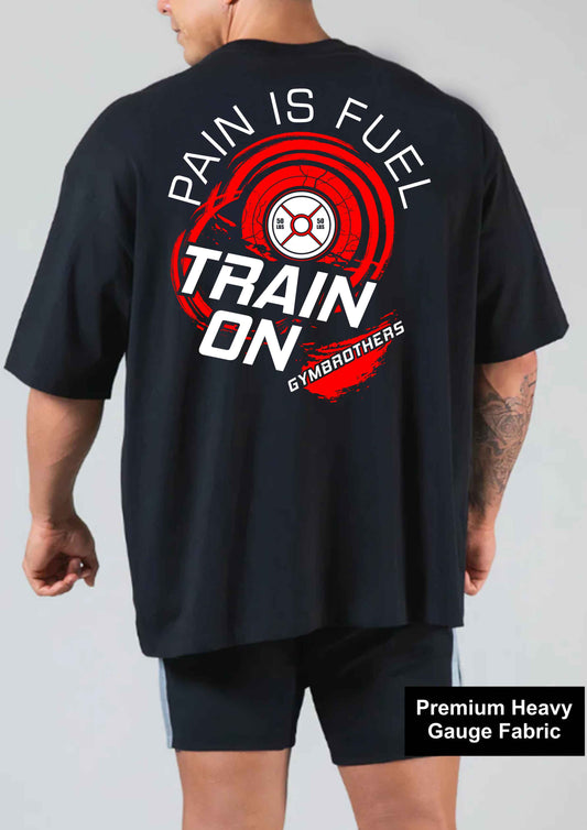 TRAIN ON Oversize T-shirt