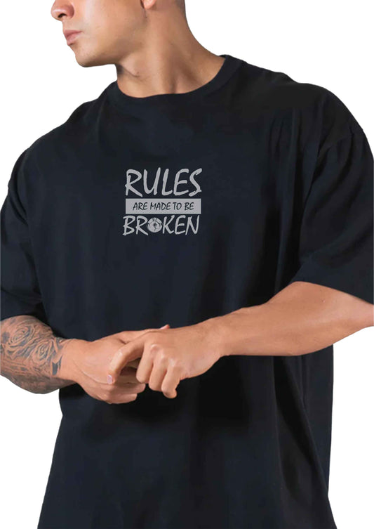 BREAK THE RULES Oversize T-shirt