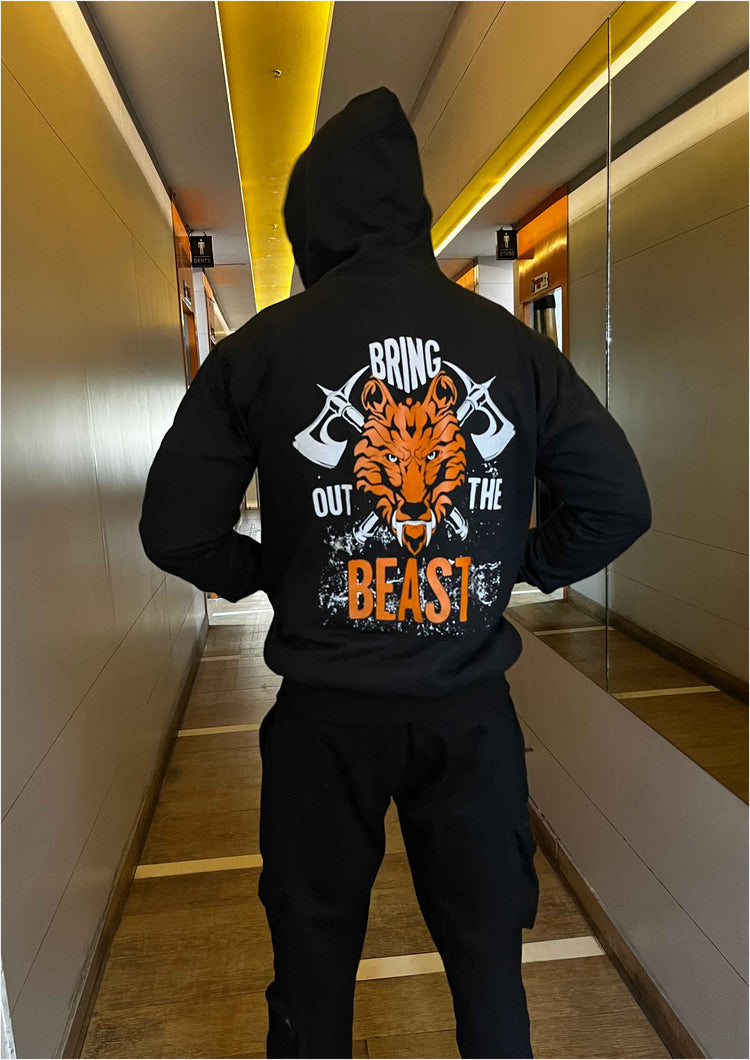 Bring out the beast/ Zipper hoodie