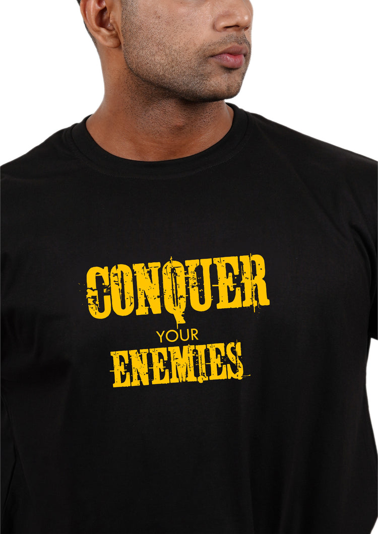 CONQUER YOUR ENEMIES Oversize T-shirt