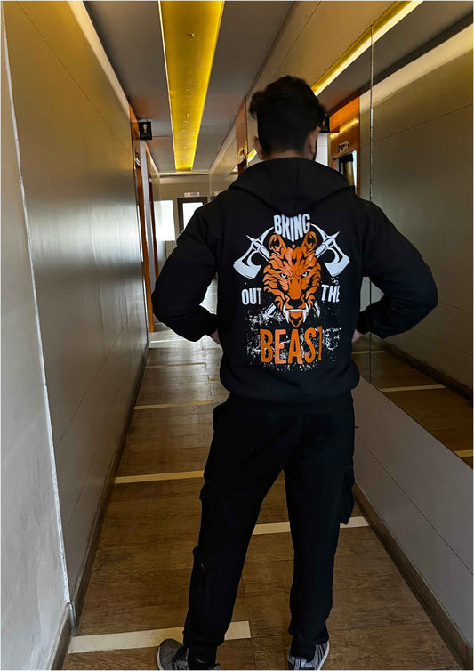 Bring out the beast/ Zipper hoodie