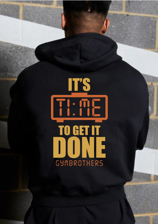 TIME DOESN'T WAIT (Winter Hoodie)