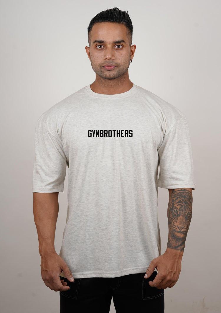 Gymbrothers oversize Tshirt- Grey Melange