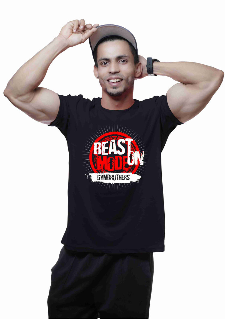 BEAST MODE ON Half Sleeve T-shirt