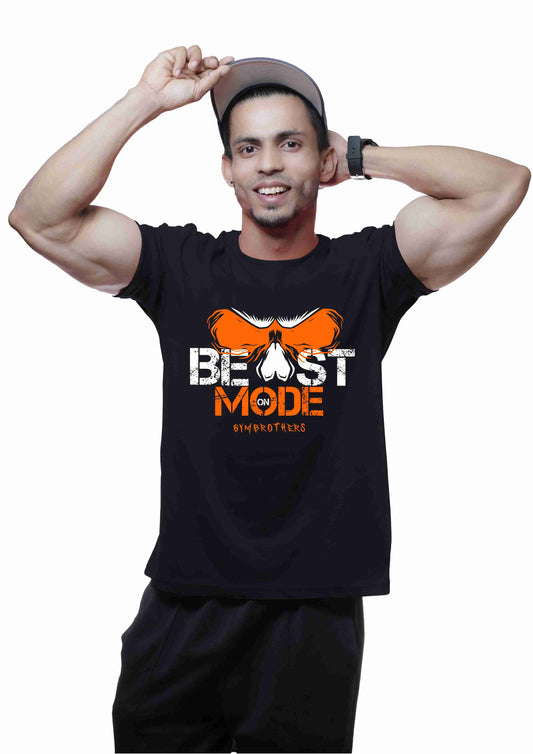 BEAST MODE ON Half Sleeve T-shirt