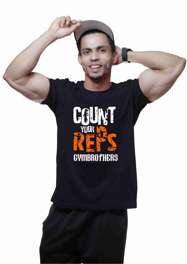 COUNT YOUR REPS Half Sleeve T-shirt