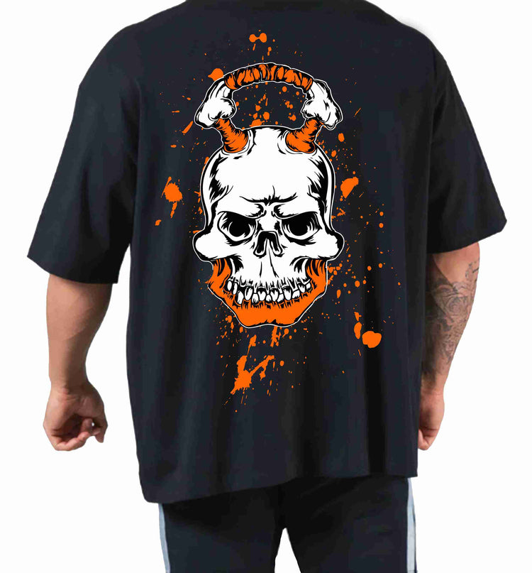 BIG SKULL PRINT Oversize T-shirt