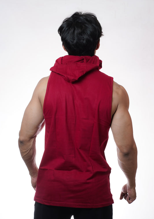 Gymbrothers Power Lifter Hoodie, Maroon