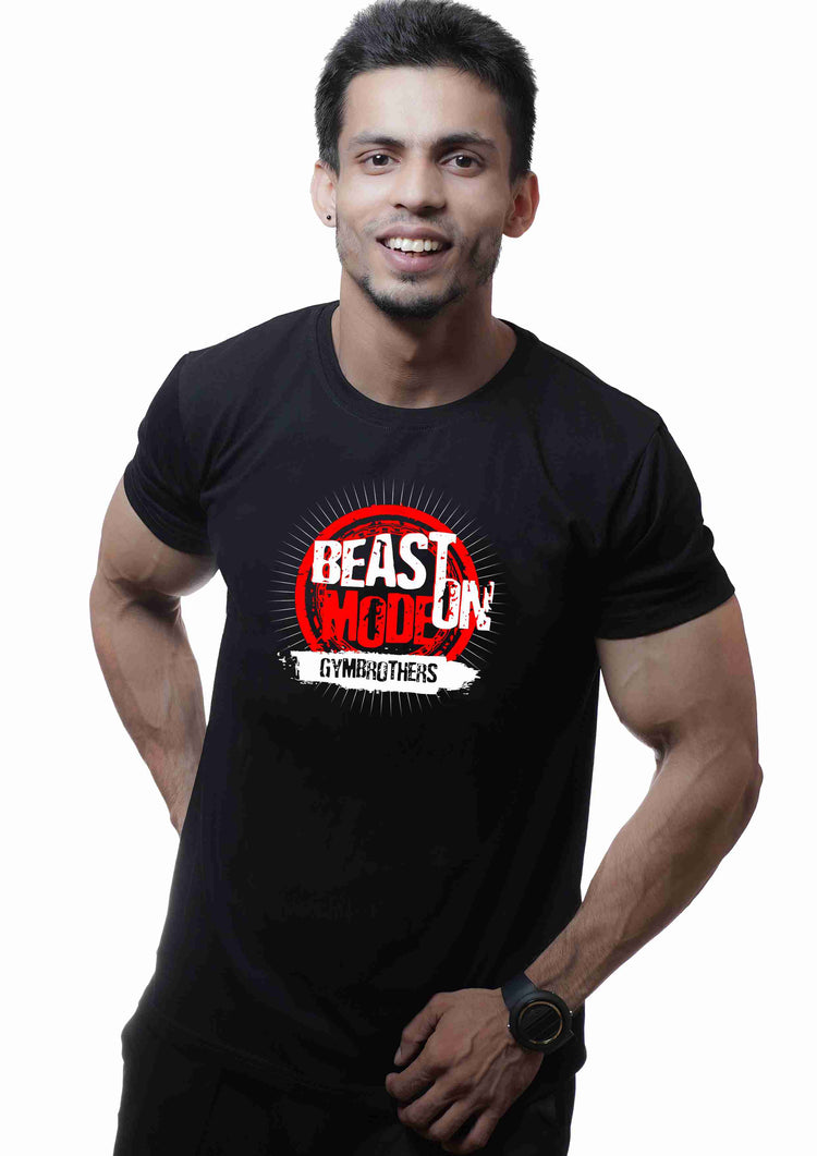 BEAST MODE ON Half Sleeve T-shirt