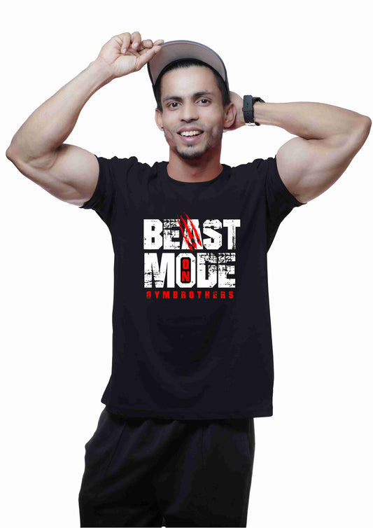 BEAST MODE ON Half Sleeve T-shirt