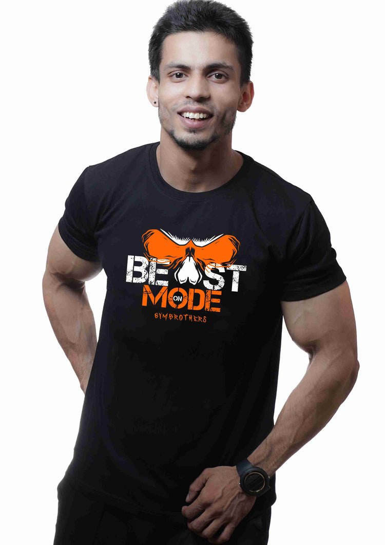 BEAST MODE ON Half Sleeve T-shirt