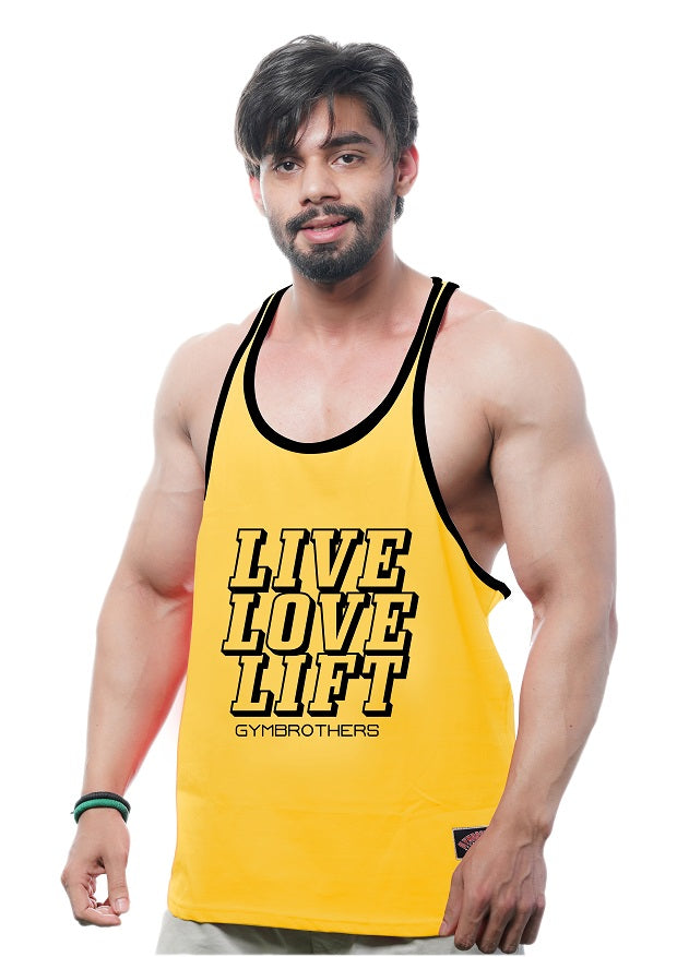 LIVE LOVE LIFT Men's Gym Stringer