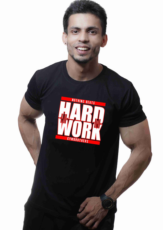NOTHING BEATS HARDWORK Half Sleeve T-shirt