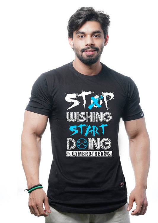 Stop Wishing Start Doing Gym Tshirt