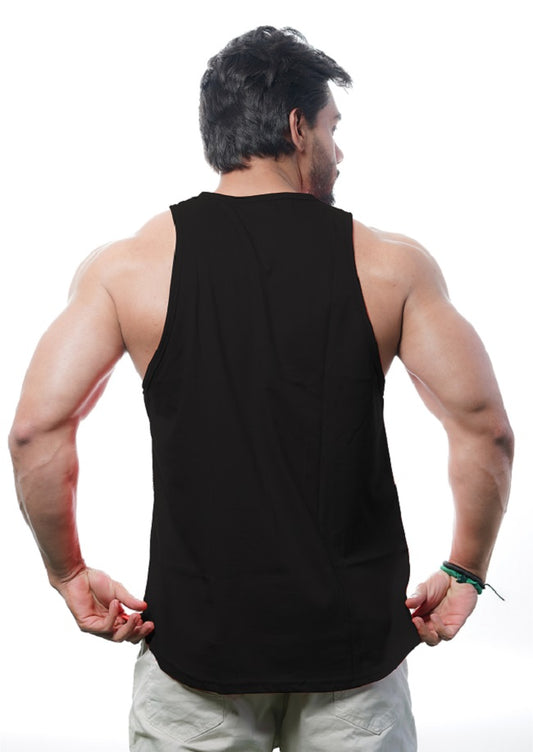 BEAST MODE ON Deep Cut Tank Top for Men