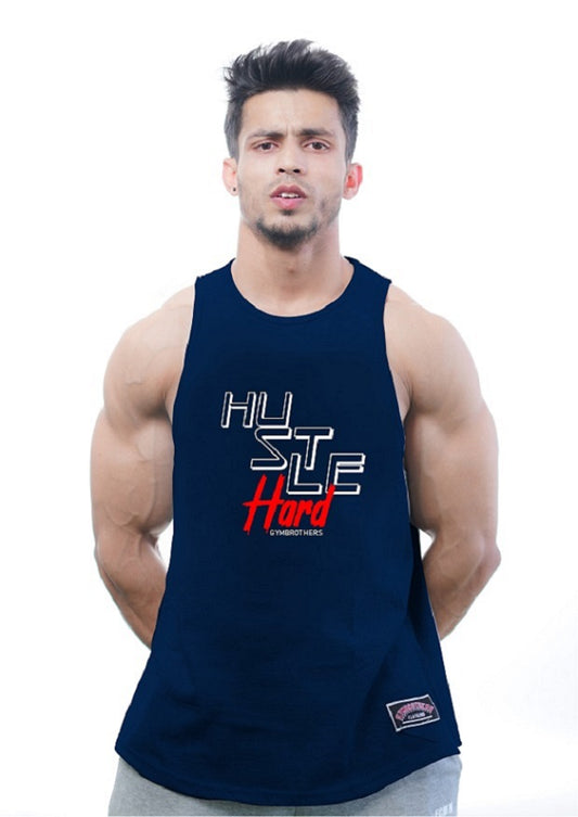 Hustle Hard Navy Blue