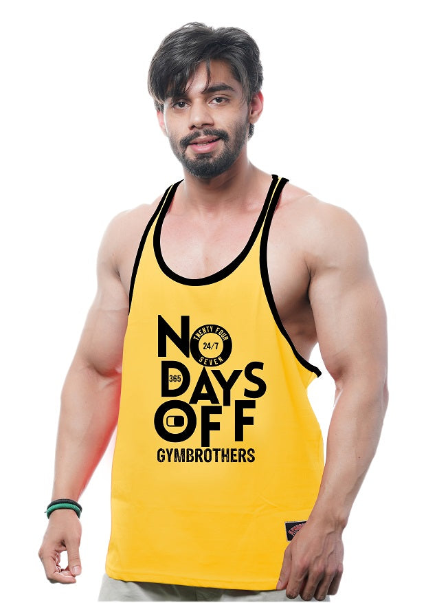 NO DAYS OFF Men's Gym Stringer