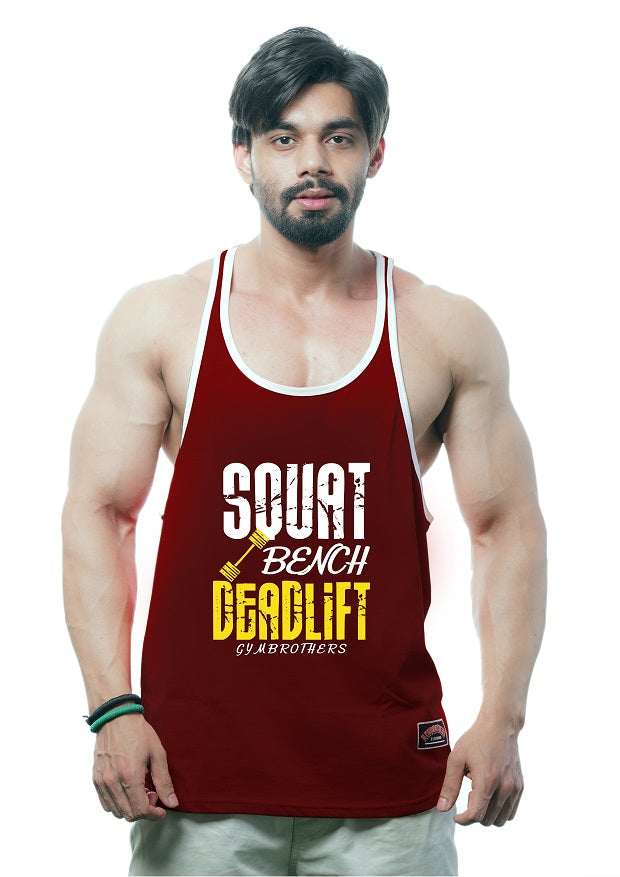 SQUAT BENCH DEADLIFT Gym Stringer