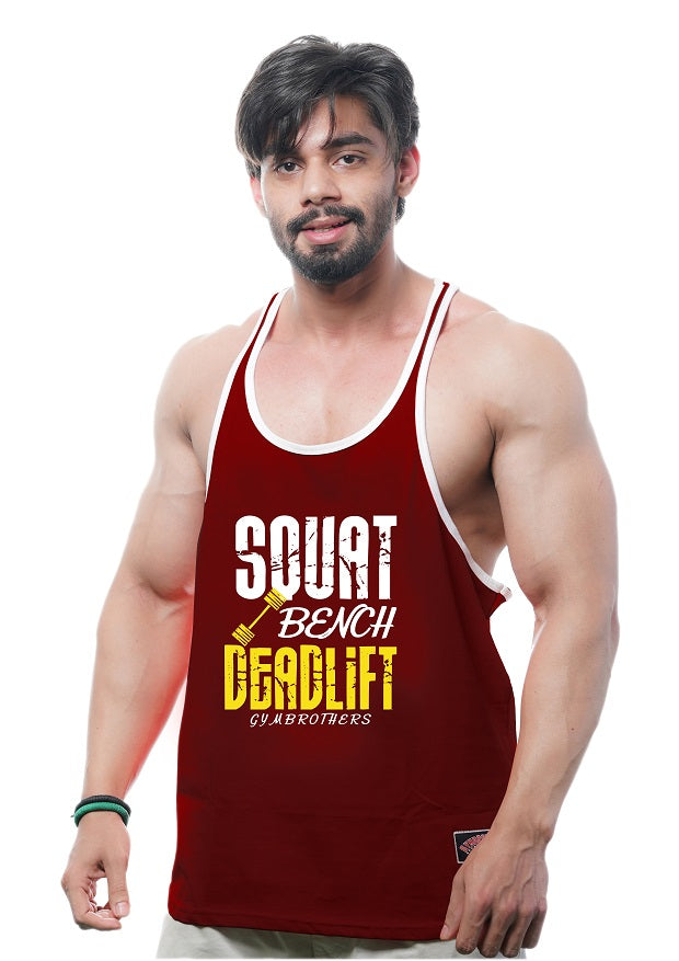 SQUAT BENCH DEADLIFT Gym Stringer